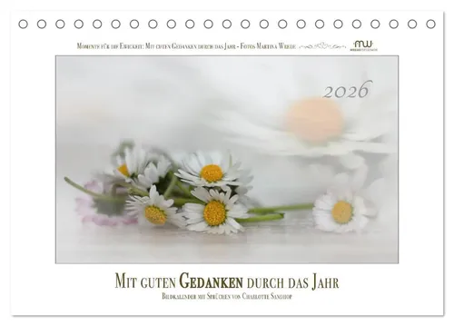 Martina Wrede | Mit guten Gedanken durch das Jahr (Tischkalender 2026 DIN A5...