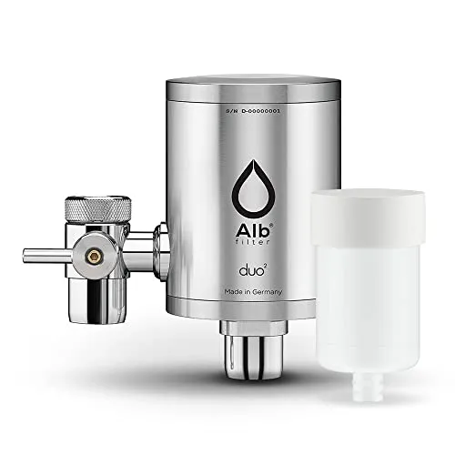 Alb Filter Duo Nano Edelstahl Trinkwasserfilter – Hochwertige Filtration für sicheres Wasser - Genießen Sie jederzeit frisches Trinkwasser direkt aus dem Wasserhahn. Der Duo Nano filtert zuverlässig Bakterien und Mikroplastik. Mit langlebigem Edelstahlgehäuse und einfacher Installation ist er ideal für den täglichen Gebrauch.