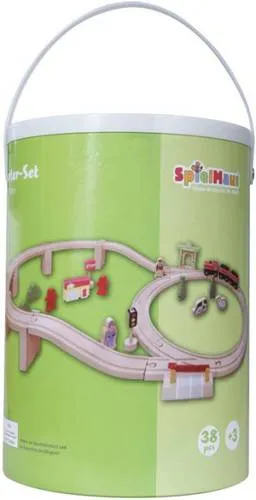 Vedes 42523399 Holzeisenbahn in Trommel