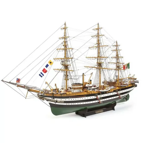 Occre AMERIGO VESPUCCI Montagesatz 1:100 - Wasserfahrzeug-Modellbausatz aus Holz und Metall, ideal zur Selbstmontage für Modellbau-Enthusiasten.