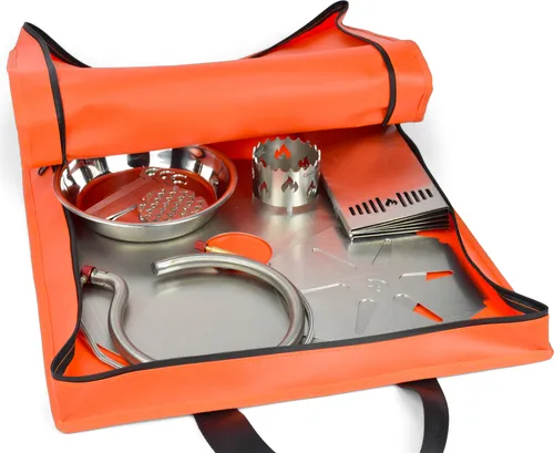 Grillrost.com Das Original Tasche für die Mini Feuerplatte in orange von Grillrost.com BBQ