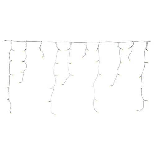 LED Lichterkette Eisregen 24m - 960 warmweiße LEDs für Außen - Wetterfeste Lichterkette mit 960 LEDs, ideal für festliche Anlässe. Einfach zu installieren und energieeffizient, schafft eine gemütliche Atmosphäre im Außenbereich.