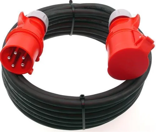 maxgo® 10m CEE Adapterkabel 16A auf 32A in schwarz von maxgo®