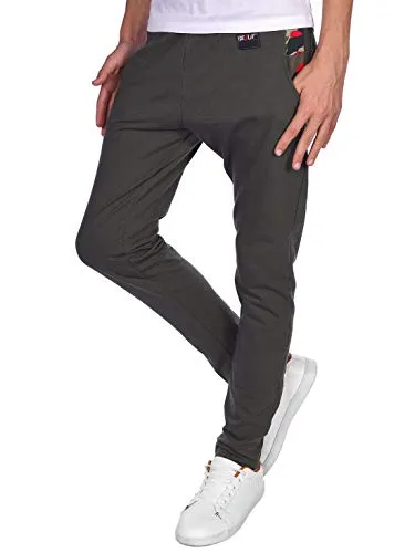 BEZLIT Kinder Jungen Sport Freizeit Stoff Jogging Sweat Hose 30143 Olivegrün-Rot Camouflage 116