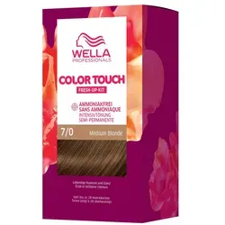 Wella Professionals Color Touch FRESH-UP-KIT Pure Naturals 7/0 mittelblond 130ml - Erleben Sie mit dem Wella Professionals Color Touch Fresh-Up-Kit eine brillante Haarfarbe und strahlenden Glanz. Ideal für bis zu 28 Haarwäschen und bis zu 50 % Grauabdeckung. Perfekt für die Anwendung zu Hause!