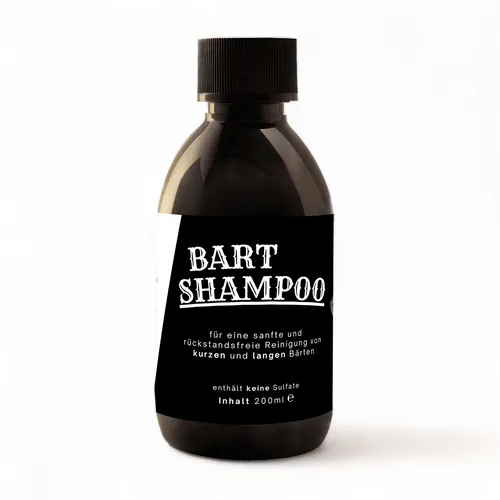 Bartshampoo 200ml – Mildes Shampoo für tägliche Bartpflege Bart Pflege