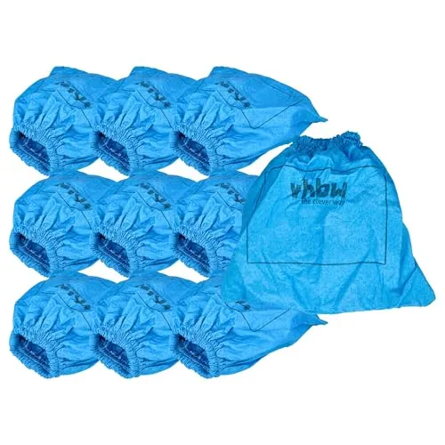 vhbw 10x Textilfilter kompatibel mit Lidl Parkside PWD 20 A1