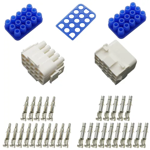 Produktbild Stecker Set Steckverbinder gedichtet Universal Mate N Lok 15-polig und Kontakte