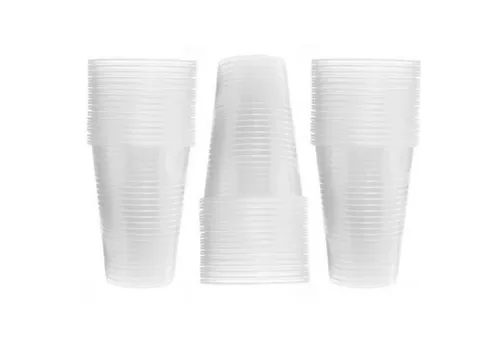 Lauroo Einwegbecher Trinkbecher transparent klar 0,2 l, 200 ml, 0,2l, PP, Ø 70 mm