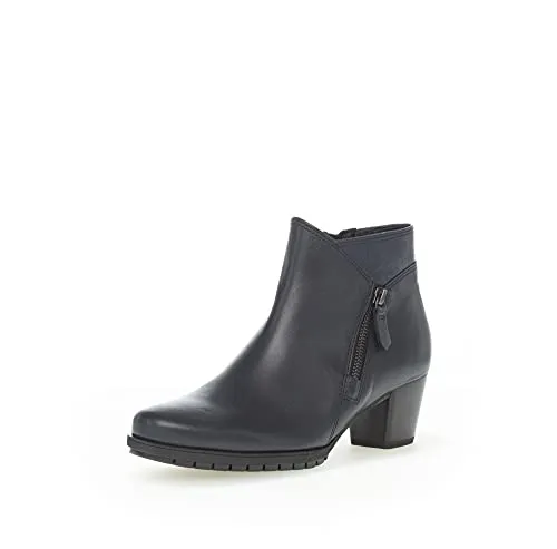 Gabor Damen Ankle Boots | Frauen Stiefeletten | Komfortable Mehrweite (H) | Booties | halbstiefel | Kurzstiefel | Ocean (Micro) | 41 EU - 7.5 UK