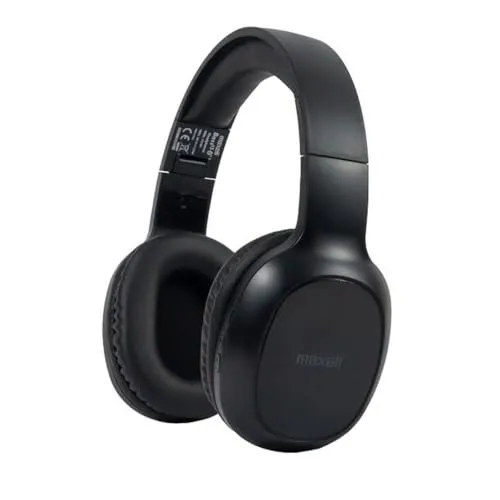 Maxell Bluetooth-Kopfhörer, HD1, Bass, Schwarz, Marke EAN: 4902580787899