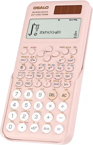 OSALO Wissenschaftlicher Taschenrechner 417 Funktion 10+2 Stellen Display