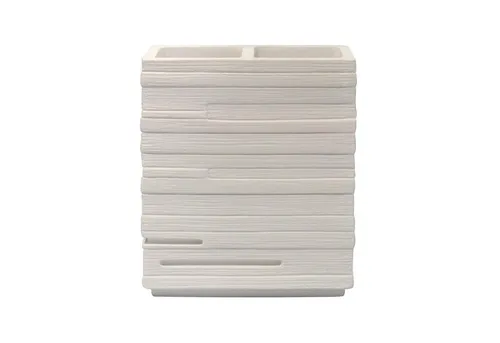 Ridder Badaccessoire-Set Zahnbürstenhalter Brick weiß von Ridder