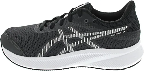 ASICS Patriot 13 GS Neutralschuh Kinder - Dunkelgrau, Weiß, Größe 37.5 - Laufschuhe für Jugendliche mit dämpfender AMPLIFOAM und GEL-Technologie für höchsten Komfort und optimale Abrollbewegung, ideal für aktive Kids.