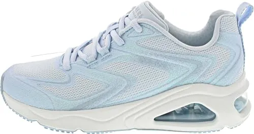 Skechers Damen TRES-AIR UNO GLIT-AIRY - Leichte Sneaker mit Glitzer-Effekt - Damen-Sneaker mit flachem Absatz, aus atmungsaktivem Mesh und glitzerndem Design für einen stylishen Look und hohen Tragekomfort.