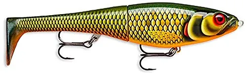 Rapala - X-Rap Peto Angelköder - Kunstköder mit weichem Fischschwanz - Süßwasser Spinnköder - Lauftiefe 0.5-1m - Fischköder 14cm, 39g - Hergestellt in Estland - Scaled Baitfsh