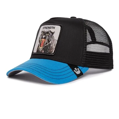 Goorin Bros. Trucker Cap Panther Fan Black - Stylische Baseball Cap mit einzigartigem Panther-Patch, Mesh-Einsatz für optimale Belüftung. Einheitsgröße und Unisex, ideal für Tierfreunde und Fashionliebhaber.