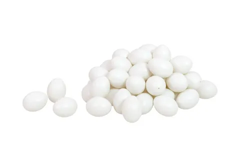 Kunststoffeier | 6 cm | weiß Ostereier Plastikeier Deko Ei Dekorieren Plastik 36