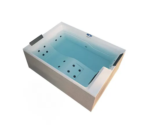 HOME DELUXE Outdoor Whirlpool NIMBUS DELUXE PURE - Whirlpool für luxuriöse Entspannung im Freien, mit intuitiver Steuerung für ein unvergleichliches Wellness-Erlebnis.