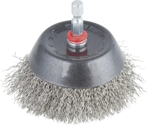 Wolfcraft Topfdrahtbürste Ø 75 mm Edelstahl