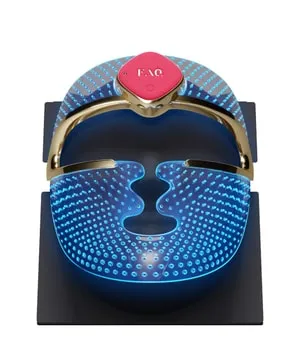 FAQ 201 RGB LED Lichttherapiemaske - Anti-Aging und Akne-Behandlung, kabellos mit 600 Lichtpunkten für optimale Hautpflege und gleichmäßige Lichtverteilung