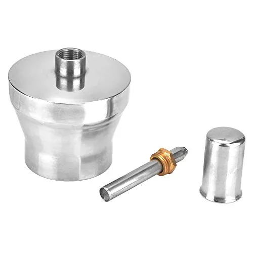 Spiritus-Brenner, 450Ml Edelstahl-Spiritus-Lampe Spiritus-Öfen verdickten Spiritus-Brenner mit Schraube und Docht-Chemie-zahnmedizinischer Laborlampe