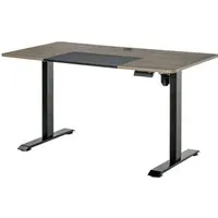 Vinsetto Elektrischer Höhenverstellbarer Schreibtisch - Schreibtisch mit motorisierter Höhenverstellung von 72-116 cm, große Arbeitsfläche von 140 x 70 cm und modernes Design für mehr Komfort im Büro oder Home Office.