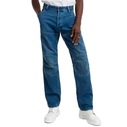G-Star D23699-D894-G925 Herren Jeans 5620 3D Regular blau (27/32) - Die G-Star 5620 3D Regular Jeans kombiniert lässigen Stil mit einer innovativen 3D-Konstruktion für perfekten Sitz. Verstärkte Taschen und ein modernes Design machen sie zum idealen Begleiter für jeden Tag.