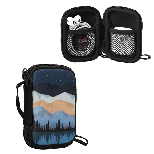 Neopren Tasche für in-ear Headphones Hülle Case Cover Schutztasche Schutzcover