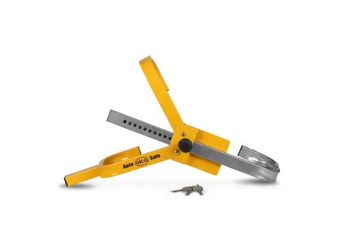 alca Radkralle Radklaue ausziehbar 13-16 Zoll - Wegfahrsperre für Reifen von 13 bis 16 Zoll, schützt vor Diebstahl mit Sicherheitslevel 4 und 3 Schlüsseln. Ideal für PKW, Van und Wohnmobile, aus robustem Stahl für maximale Sicherheit.