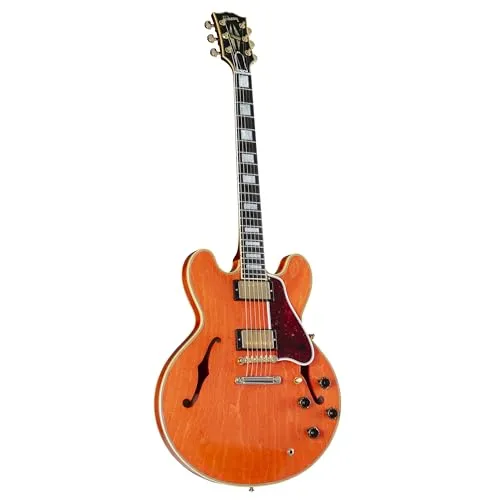 Gibson 1959 ES-355 Reissue WR LA - Halbakustik-Gitarre mit einzigartigem Watermelon Red Finish, Custom Shop Qualität und authentischem ´59 Halsprofil für den perfekten Klang und Spielgefühl.