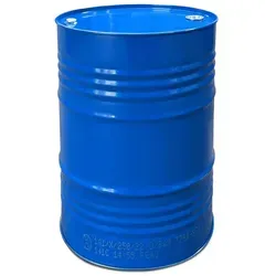 Liter Stahlfass Metallfass Spundfass 216,5 Liter - Zubehör für Landwirtschaft, UN-zugelassenes Stahlfass in Industriequalität für sichere Lagerung und Transport von Flüssigkeiten.