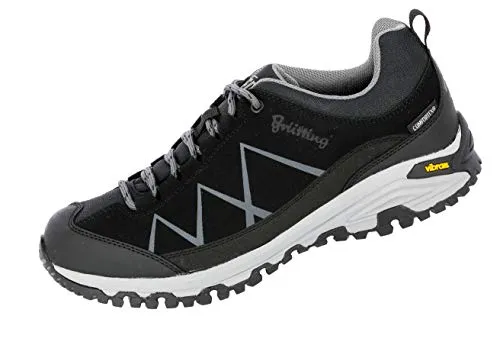 Brütting Unisex Kansas Trekking- & Wanderhalbschuhe, Schwarz Anthrazit, 41 EU