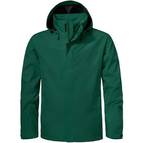 SCHÖFFEL Herren Jacke Gmund M – Wetterfeste Wanderjacke - Robuste 2-Lagen Jacke aus atmungsaktivem Material, ideal für Wanderungen. Mit wasserdichter und winddichter Funktion, verstaubarer Kapuze und praktischen Taschen für höchsten Tragekomfort.