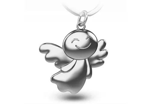 FABACH Schlüsselanhänger Schutzengel Fly in silber von FABACH