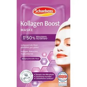Schaebens Gesichtsmaske Kollagen Boost, 2 Stück à 5 ml