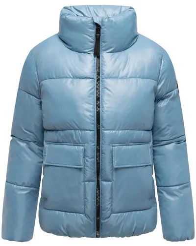 Navahoo Kurzjacke Eispracht 14 - Damen Winterjacke in blau/grau XXXL - Funktionsjacken mit wasserabweisenden und winddichten Eigenschaften, ideal für kalte Tage und modisch zugleich.