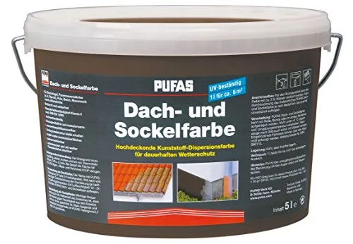 PUFAS Dach- + Sockelfarbe Anthrazit von PUFAS