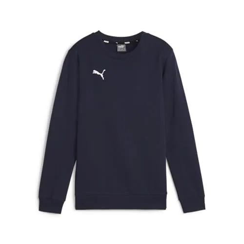 PUMA teamGOAL Casuals Crew Neck Sweat Jr - Outdoor Hoodies für Kinder, bietet hohen Tragekomfort und ist aus hochwertigem, langlebigem Material für aktive Kids.