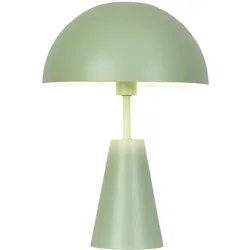 Retro Tischlampe Pilzdesign in Grün