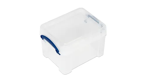 Really Useful Box Really Useful Aufbewahrungsbox mit Deckel, stapelbar, Volumen: 3 l
