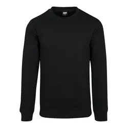 Urban Classics Herren Basic Terry Crew Sweatshirt - Sweatshirts für Herren, angenehme Passform durch leichten Terry-Baumwoll-Stoff, ideal für sportliche Outfits und lässige Freizeitlooks.