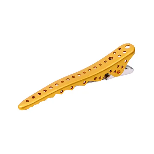 Y.S. PARK Haifischclip Metallisiert Gold 8 Stück in gold von Y.S. PARK PROFESSIONAL