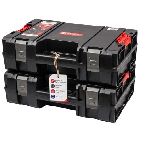 BigDean Qbrick System Pro Maschinenkoffer mit Polsterung 2er Set