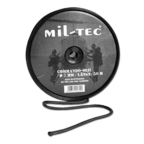 Corde Commando Mil-Tec - Hochwertiges Nylonseil - Einfachseil aus robustem Nylon, ideal für universelle Anwendungen und extrem strapazierfähig.