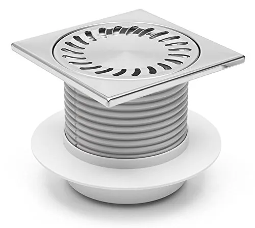 Duschablauf Edelstahl 150x150 mm DN 50 incl Dichtungsmatte 440 L 391 1