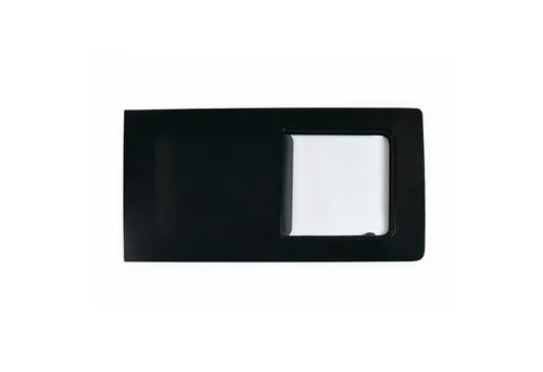 Seitenfenster Schiebefenster für Ford Transit Custom 2013-2023 - Fahrzeugspezifisches Schiebefenster für Ford Transit Custom L1 L2, bietet einfache Montage und langlebige Qualität. Die dunkle Rauchtönung sorgt für Stil und Privatsphäre.