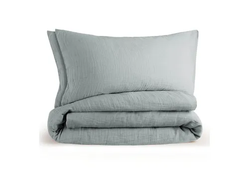 Blumtal Bettwäsche Musselin 100% Baumwolle 4-teilig - Bettwäsche-Set aus 100% atmungsaktiver Baumwolle, sorgt für optimale Temperaturregulierung und ist pflegeleicht. Perfekt für komfortablen Schlaf ohne lästiges Bügeln.