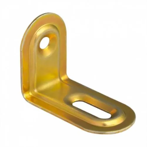 20x Verstellwinkel geprägt 40 x 28 x 22 mm gelb verzinkt