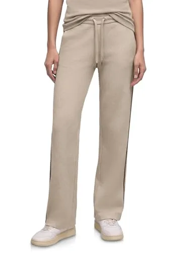 Street One Straight Leg Hose Baumwolle beige 42